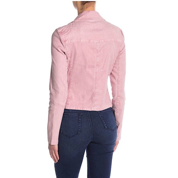 Level 99 Blush Brooklyn Moto-Jacket - Picture 3 of 8